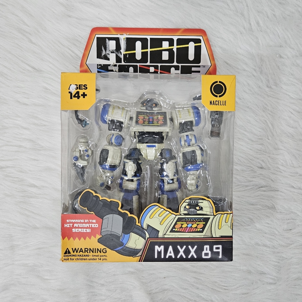 Maxx 89 Action Figure - Blue and White